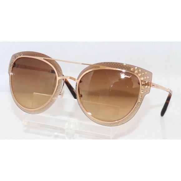 New Women Chopard Cat Eye with Crystals Sunglasses